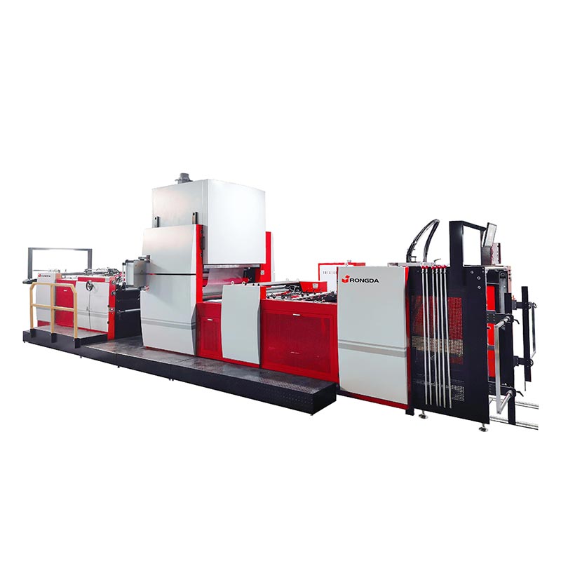 Laminadora de película automática con removedor de polvo