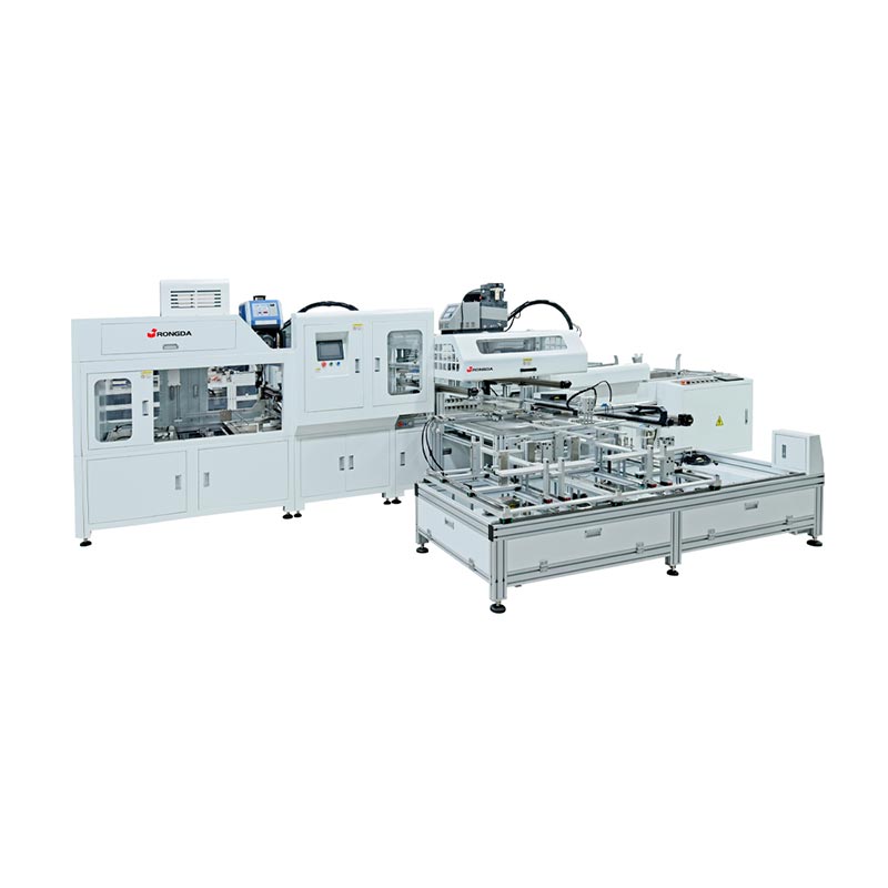 Máquina de ensamblaje de alas de caja plegable